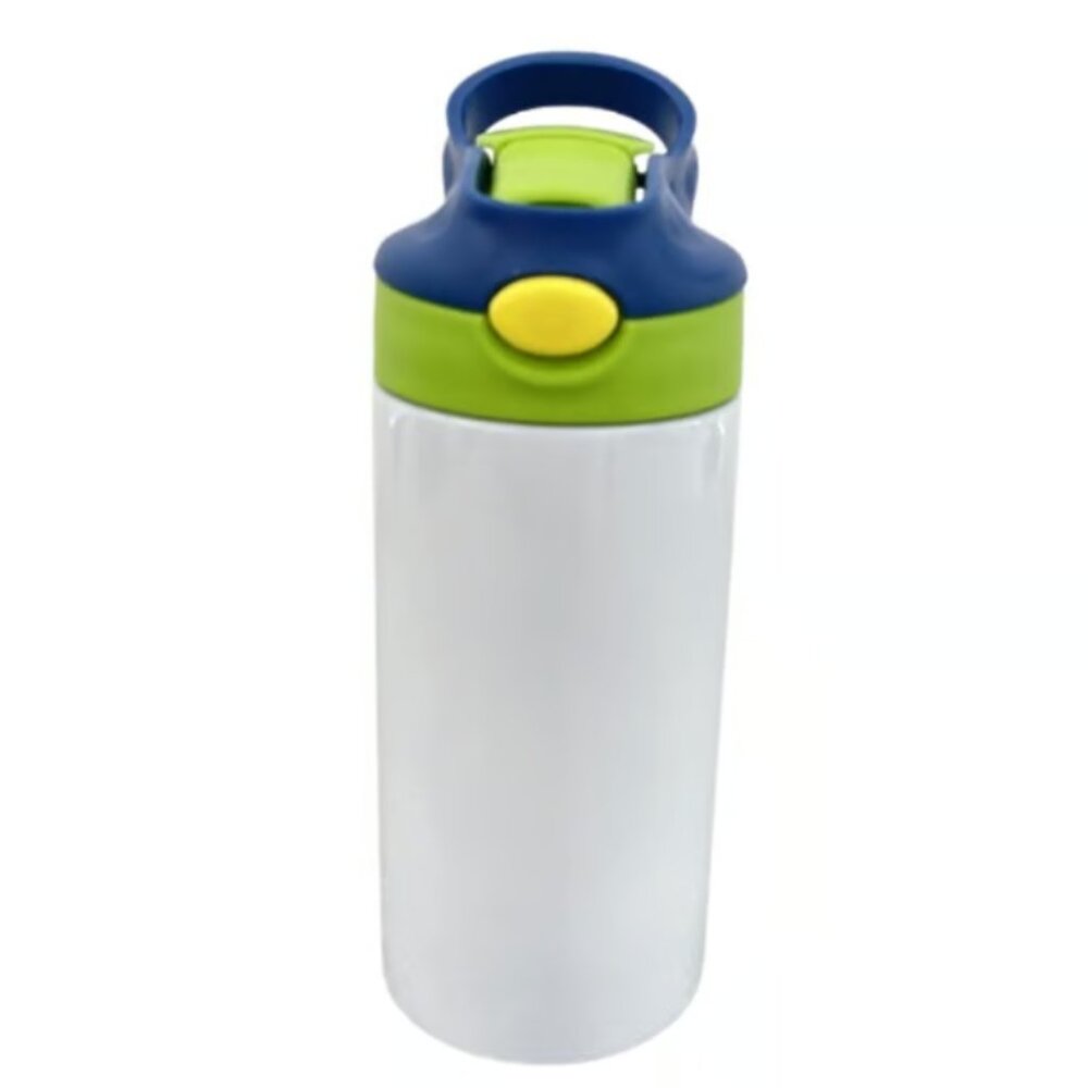 Insulated Kids Stainless Steel Sippy Cup Tumbler 12-Oz - Blue-Green